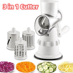 Toolavo 3-in-1 Vegetable Slicer – Manual Grater, Mandolin Shredder & Potato Cutter | Multi-Function Kitchen Gadget
