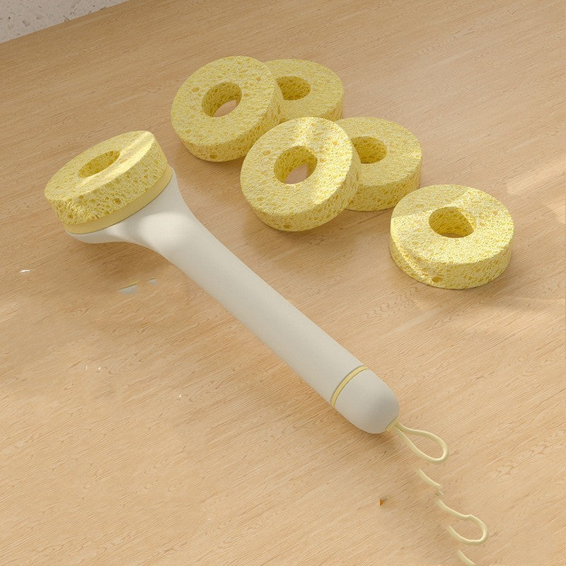 Toolavo Wood Pulp Sponge Cleaning Brush – Multifunctional Kitchen Gadget
