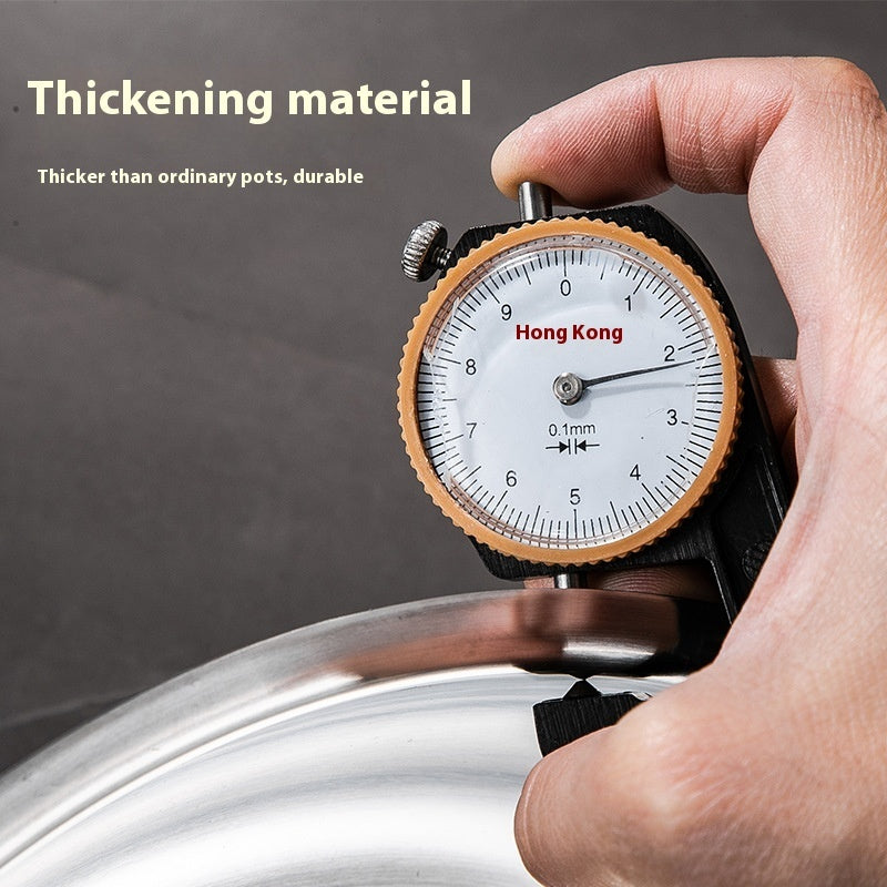 Toolavo 316 Stainless Steel Honeycomb Non-Stick Pan – Durable Multi-Layer Frying Pan with Glass Cover - Toolavo