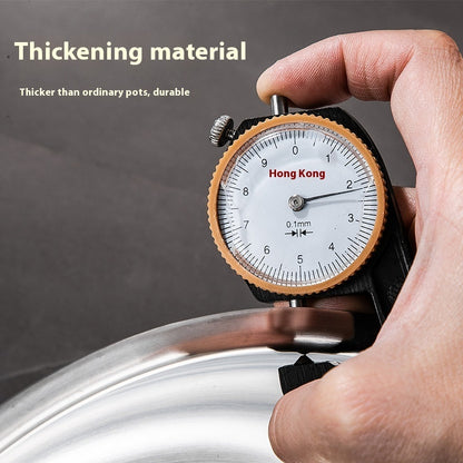 Toolavo 316 Stainless Steel Honeycomb Non-Stick Pan – Durable Multi-Layer Frying Pan with Glass Cover - Toolavo