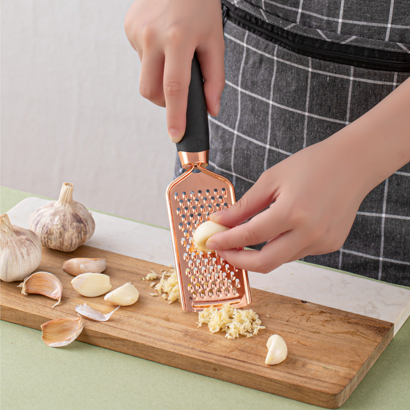 Toolavo Kitchen Household Peeler Gadget – Rose Gold Copper Plating 7PC Stainless Steel Kitchen Tool Set