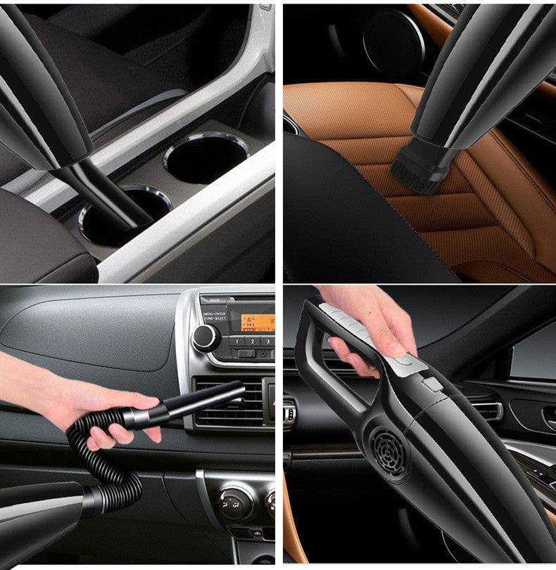 PoHigh Power Hypa Car Vacuum Cleaner – 3200mbar Suction, 12V High-Efficiency Auto Cleaner
