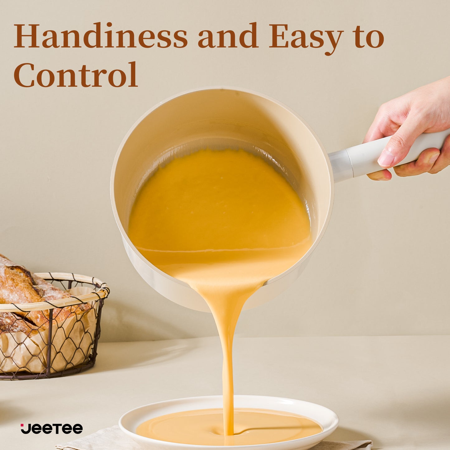 toolavo 2 Piece Aluminum Mini Pots with Detachable Handles & Glass Lids – Space-Saving, Non-Toxic, Multi-Stove Compatible - Toolavo