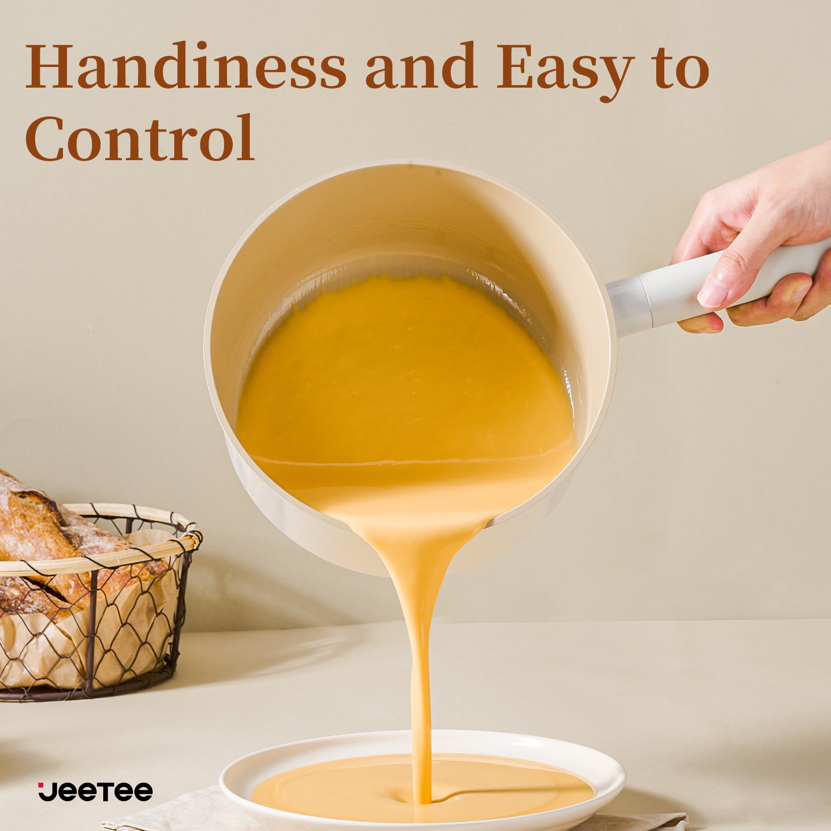 toolavo 2 Piece Aluminum Mini Pots with Detachable Handles & Glass Lids – Space-Saving, Non-Toxic, Multi-Stove Compatible - Toolavo