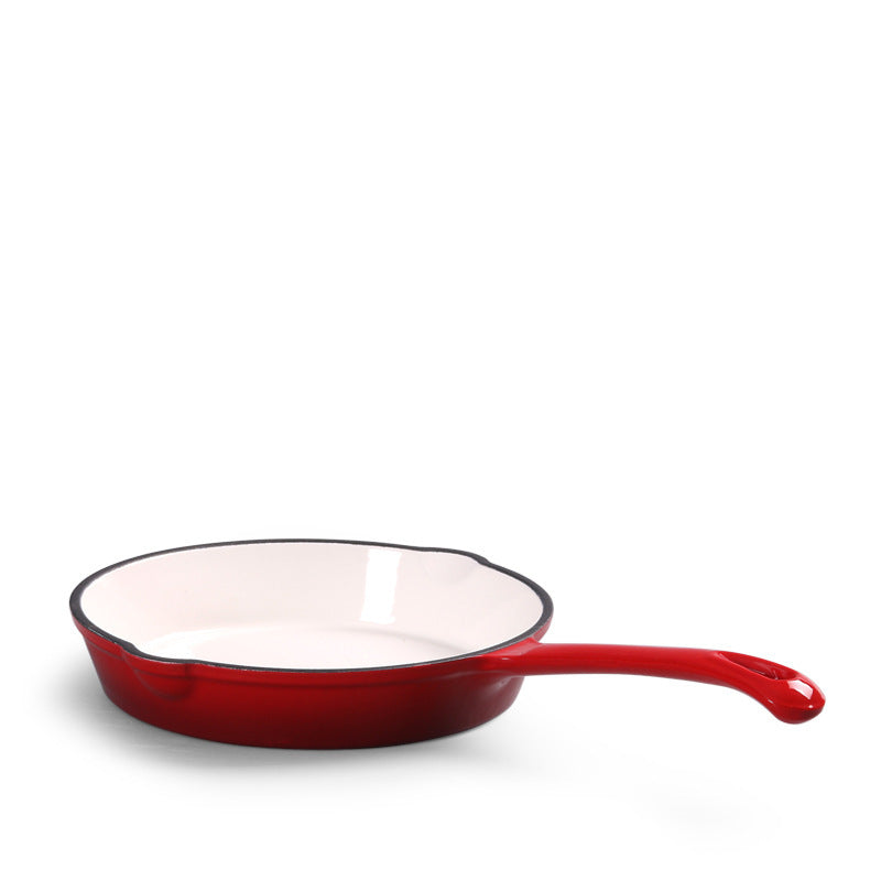 Toolavo Enameled Cast Iron Frying Pan – Non-Stick Skillet for Omelets & Steaks | Modern Kitchen Cookware