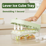 Toolavo Ice Cube Tray with Storage Box & Shovel – High-Capacity Food-Grade Ice Box for Quick Freezing & Easy Release
