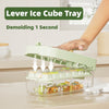 Toolavo Ice Cube Tray with Storage Box & Shovel – High-Capacity Food-Grade Ice Box for Quick Freezing & Easy Release