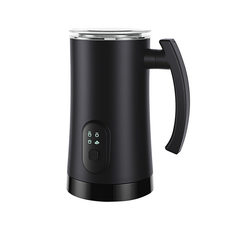 Toolavo Automatic Stainless Steel Electric Milk Frother – Hot & Cold Milk Whipping Machine for Coffee, Latte & Cappuccino