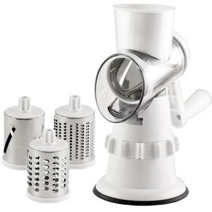 Toolavo 3-in-1 Vegetable Slicer – Manual Grater, Mandolin Shredder & Potato Cutter | Multi-Function Kitchen Gadget
