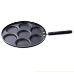 Toolavo Non-Stick Egg Frying Pan – 4-Cup Pancake Pan for Gas Stove | Aluminum Alloy Cookware