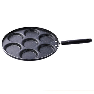 Toolavo Non-Stick Egg Frying Pan – 4-Cup Pancake Pan for Gas Stove | Aluminum Alloy Cookware