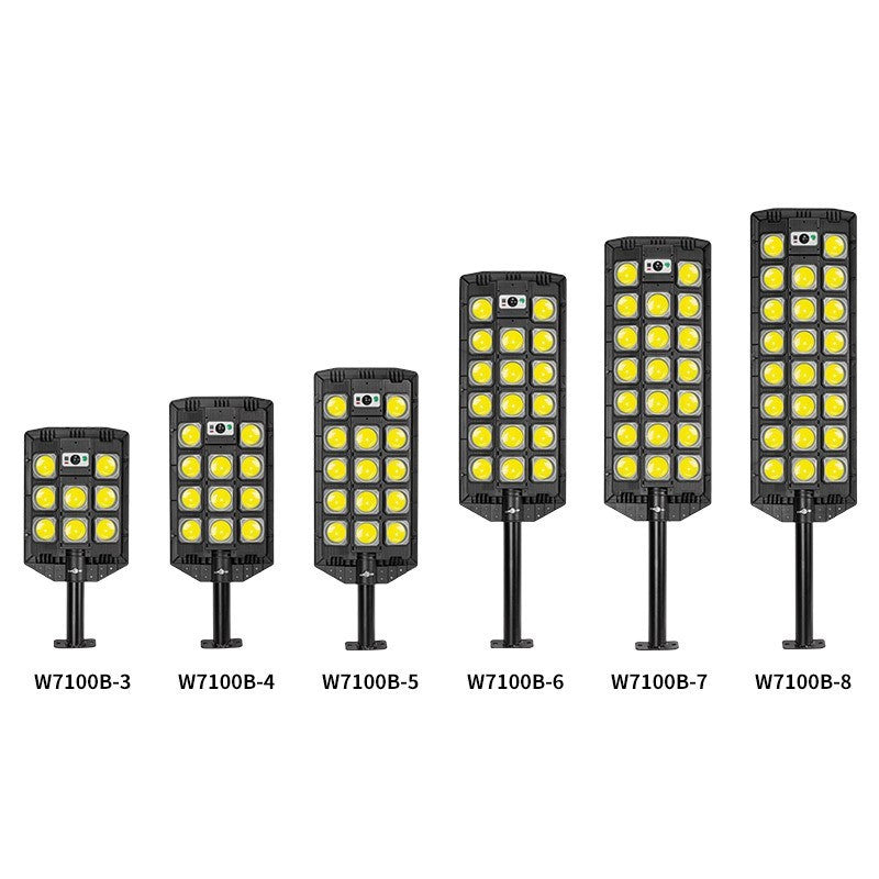 Sanpai Solar Street Lamp – Outdoor Courtyard Garden Light with COB LEDs & Remote Control
