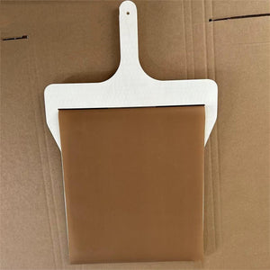 Toolavo 3 Sizes Sliding Pizza Peel Shovel with Wooden Handle – Non-Stick Pizza Paddle & Transfer Board for Baking, Cakes & Bread