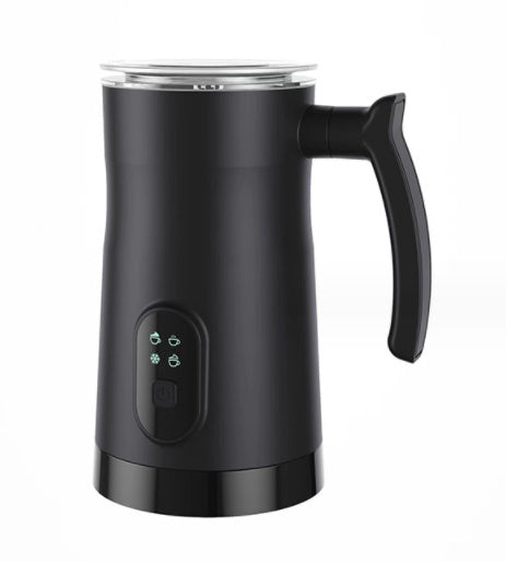 Toolavo Automatic Stainless Steel Electric Milk Frother – Hot & Cold Milk Whipping Machine for Coffee, Latte & Cappuccino