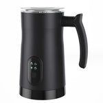 Toolavo Automatic Stainless Steel Electric Milk Frother – Hot & Cold Milk Whipping Machine for Coffee, Latte & Cappuccino