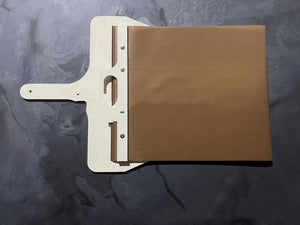 Toolavo 3 Sizes Sliding Pizza Peel Shovel with Wooden Handle – Non-Stick Pizza Paddle & Transfer Board for Baking, Cakes & Bread