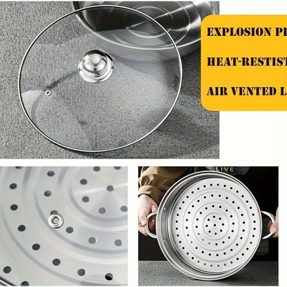 Toolavo 12-Piece Non-Stick Cookware Set – Durable Pots & Pans with Lids, Everyday Home Cooking Kitchen Essentials - Toolavo