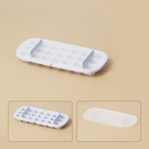 Toolavo Ice Cube Tray with Storage Box & Shovel – High-Capacity Food-Grade Ice Box for Quick Freezing & Easy Release