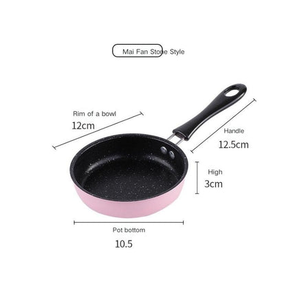 Toolavo Mini Non-Stick Frying Pan – Children’s Cooking Play Pan, Small Egg Frying Pan, Toy Kitchen Pot - Toolavo