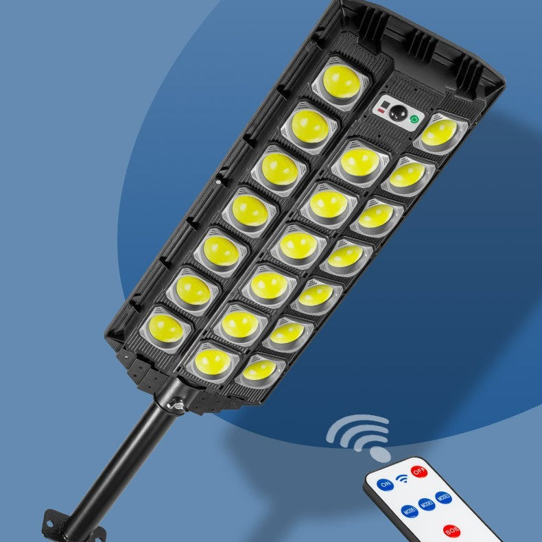 Sanpai Solar Street Lamp – Outdoor Courtyard Garden Light with COB LEDs & Remote Control